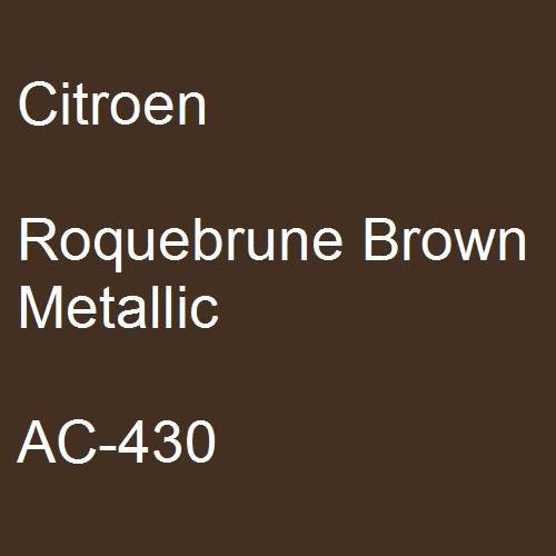 Citroen, Roquebrune Brown Metallic, AC-430.